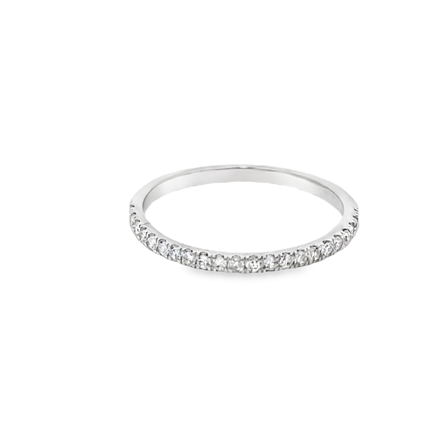 10k WG 0.20ctw Lab Diamond Anniversary Band