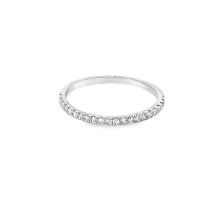 10k WG 0.20ctw Lab Diamond Anniversary Band