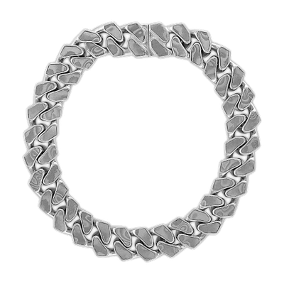 Sterling Silver Bulova Curb Bracelet