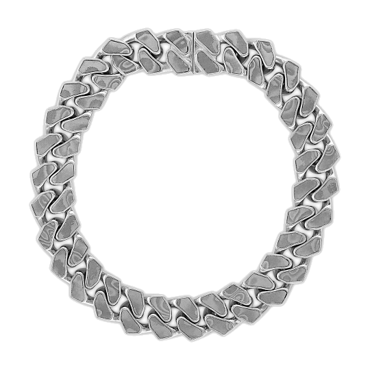 Sterling Silver Bulova Curb Bracelet