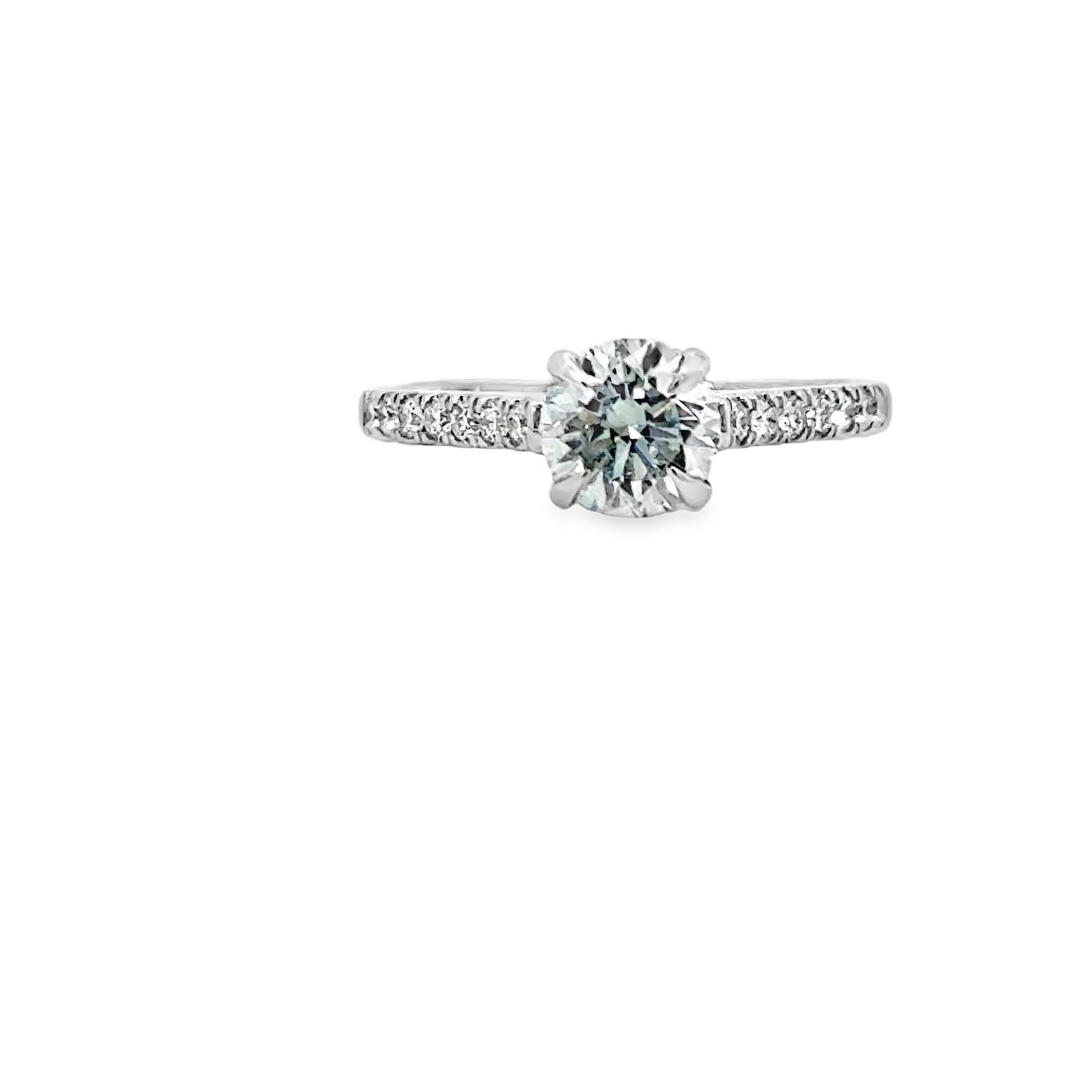 10k WG 1.25ctw Lab Diamond Engagement Ring