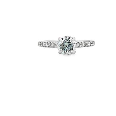 10k WG 1.25ctw Lab Diamond Engagement Ring