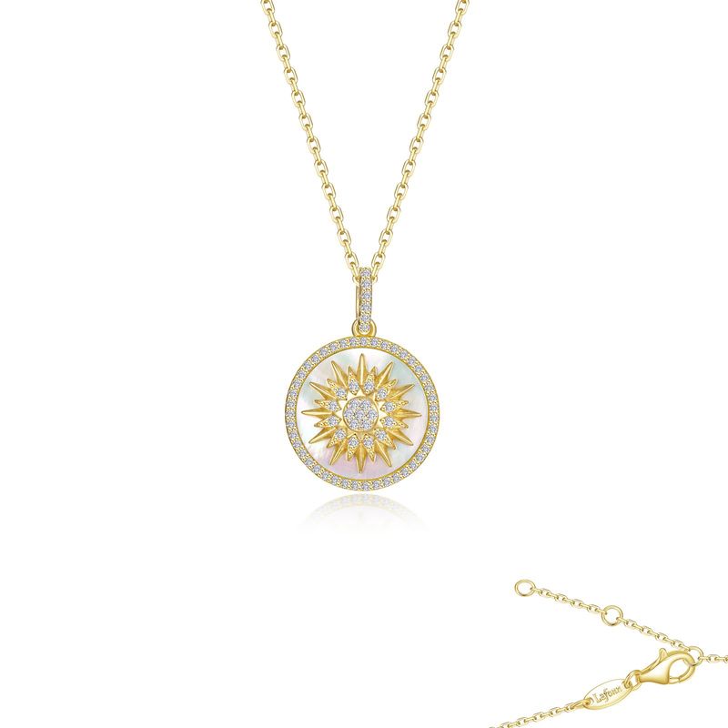 SS Ethereal Light Pendant Necklace