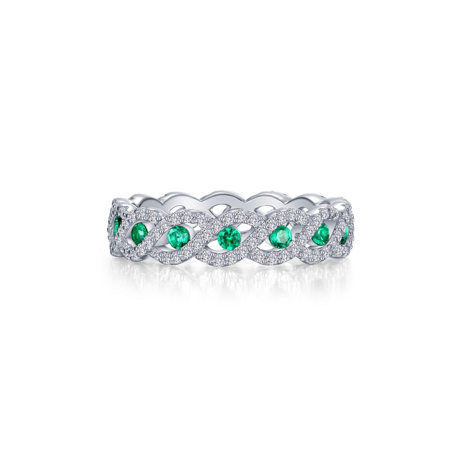 SS 1.82ctw Twist Eternity Band