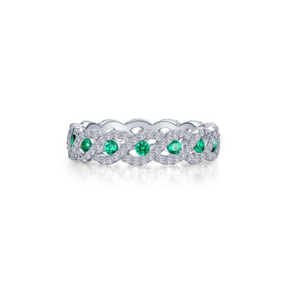 SS 1.82ctw Twist Eternity Band