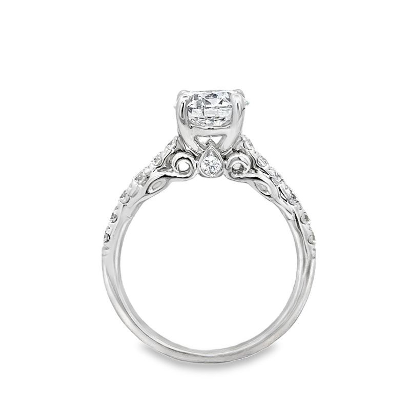 14k WG 2.00ctw Lab Grown Diamond Engagement Ring