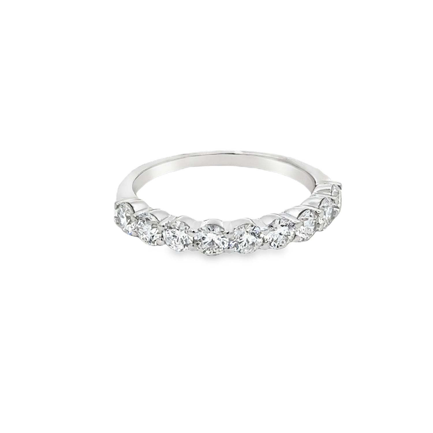 14k WG 1.00ctw Lab Diamond Anniversary Band