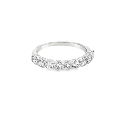 14k WG 1.00ctw Lab Diamond Anniversary Band
