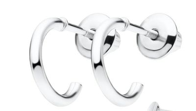 .925 3/4 Children's Hoop Earrings