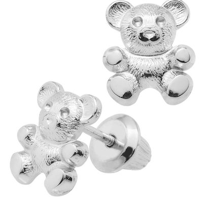 .925 Children's Teddy Bear Earrings