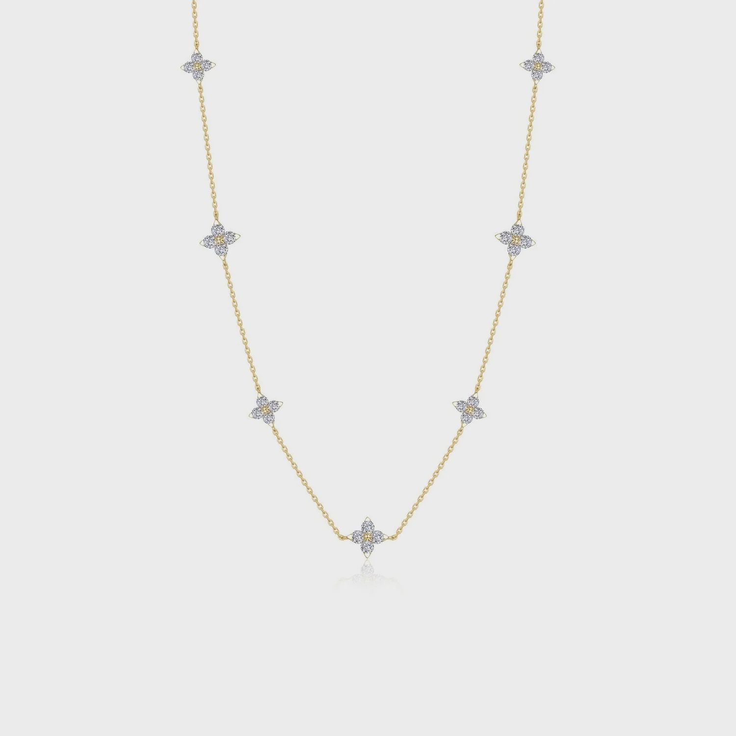 SS Trillium Station Necklace
