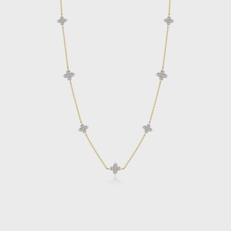 SS Trillium Station Necklace