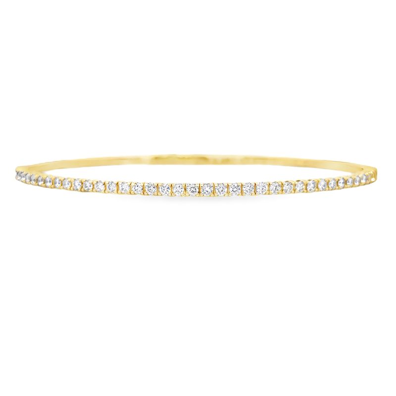 14k YG 1.00ctw Diamond Flex Bracelet
