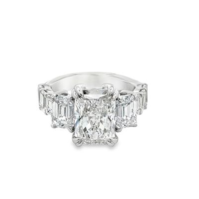 14k WG 7.50ctw Lab Diamond Engagement Ring 14k WG 7.50ctw Lab Diamond Engagement Ring