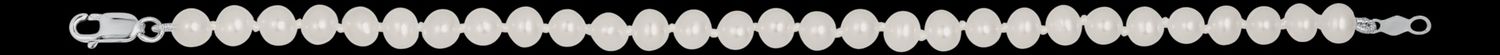 .925 SS Child's Pearl Braclet 5.75"
