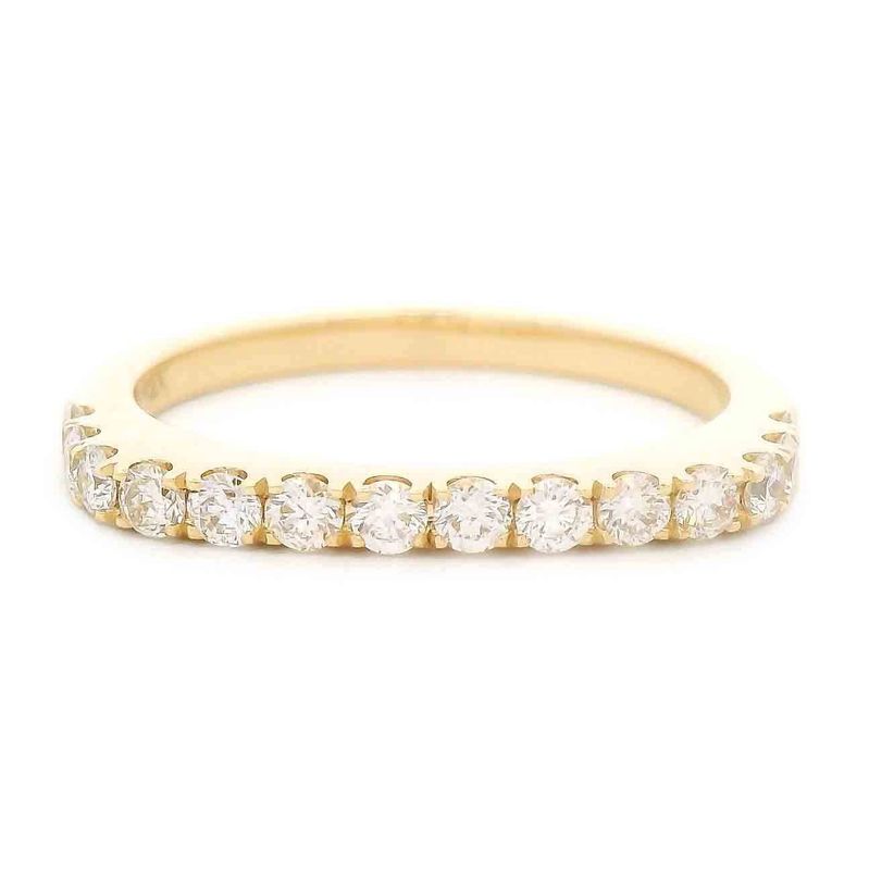 14k YG 0.42ctw Diamond Stackable Ring
