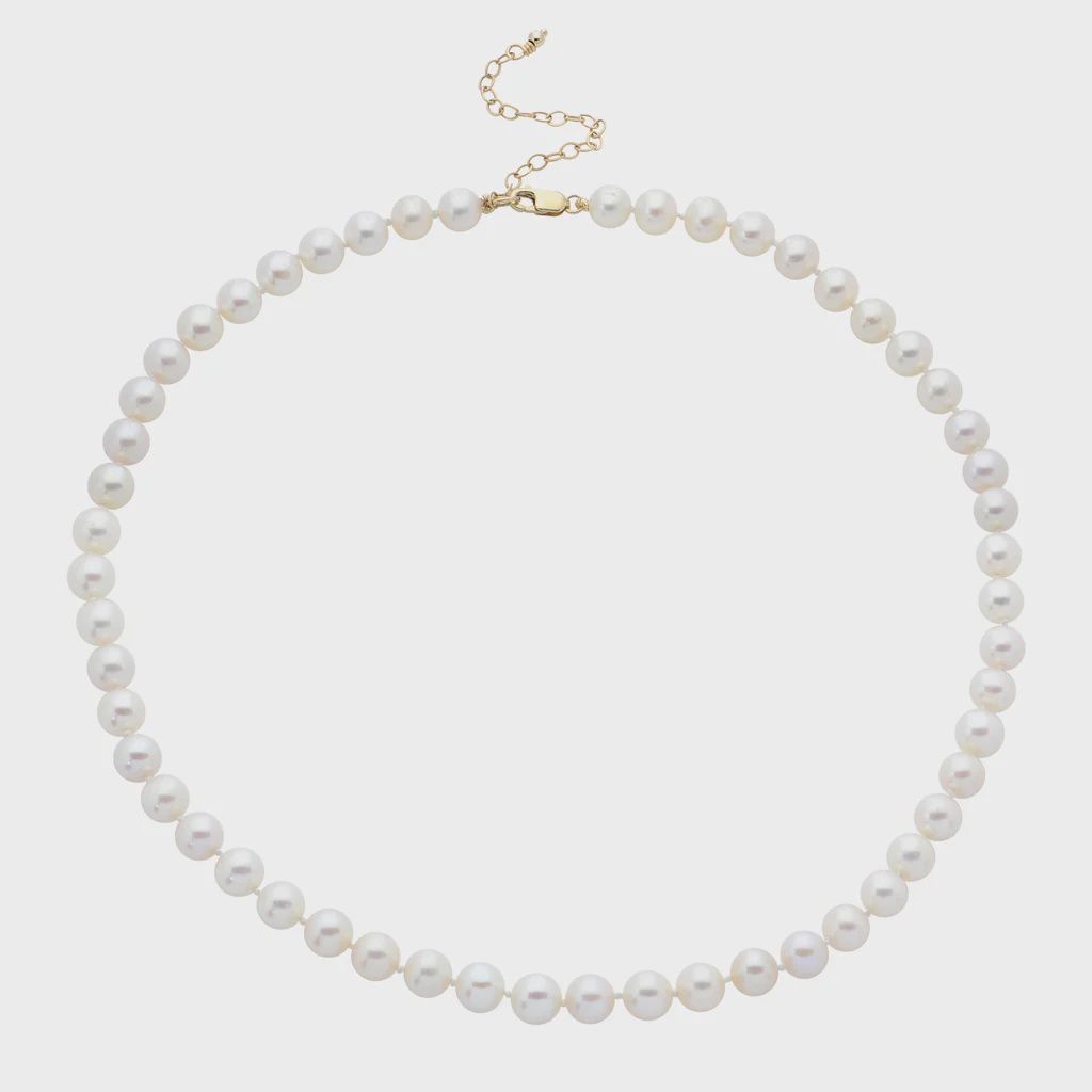 14k YG 6-7mm Freshwater Pearl Choker Necklace