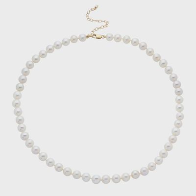 14k YG 6-7mm Freshwater Pearl Choker Necklace