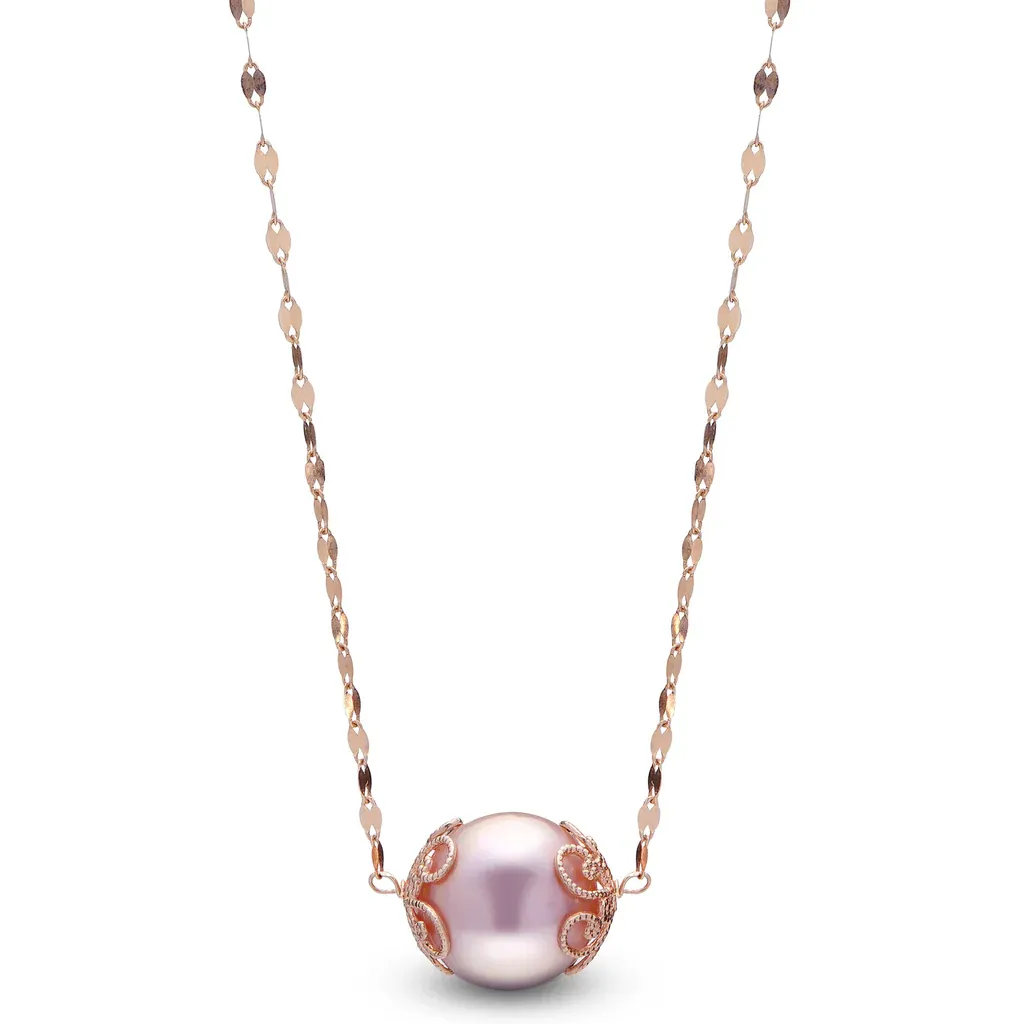 14k RG Freshwater Pearl Necklace