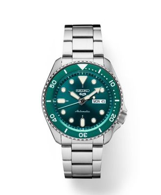 Seiko 5 Sports Men's Watch Green Rotating Bezel