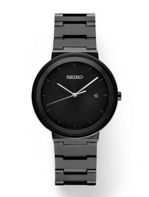 Seiko Essentials Collection Men's Black Dial Watch
