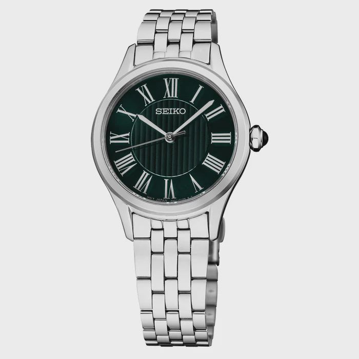 Seiko Essentials Quartz Green Dial Ladies Watch