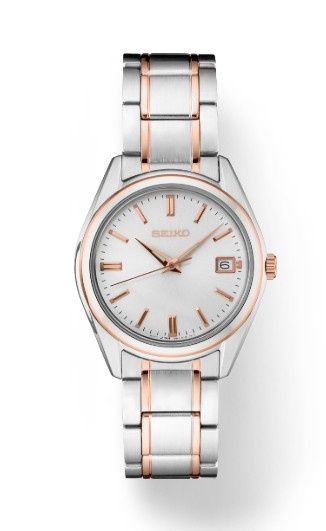 Seiko Essentials SS PGP Quartz Silver Dial Watch