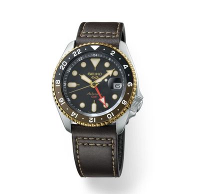 Seiko 5 Sports Automatic GMT Black Dial Men's Watch Seiko 5 Sports Automatic GMT Black Dial Men's Watch