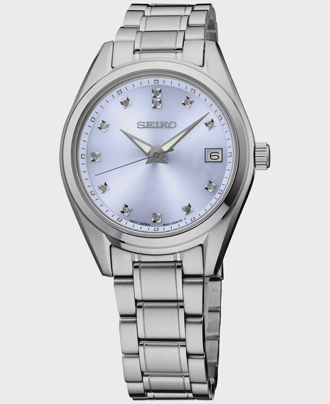 Seiko Diamonds Collection Quartz Blue Mother of Pearl Dial