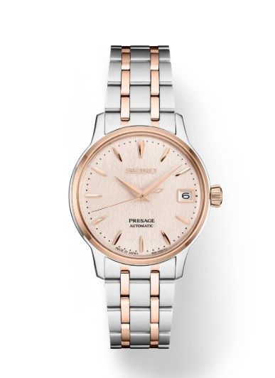 Seiko Presage Cocktail Time Automatic Pink Dial Ladies Watch