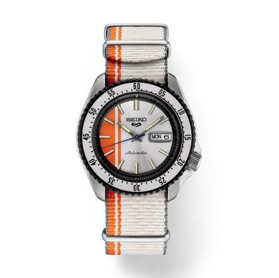 Seiko 5 Sports Automatic Orange Dial Men's Watch