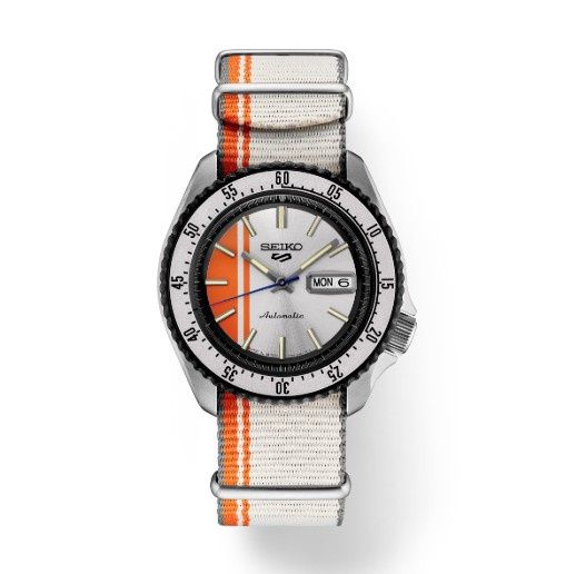 Seiko 5 Sports Automatic Orange Dial Men's Watch