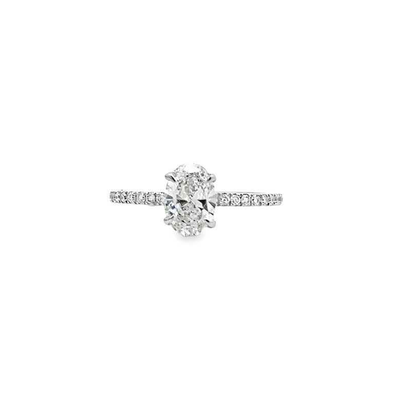 14k YG 1.25ctw Oval Lab Diamond Engagement Ring 14k YG 1.25ctw Oval Lab Diamond Engagement Ring