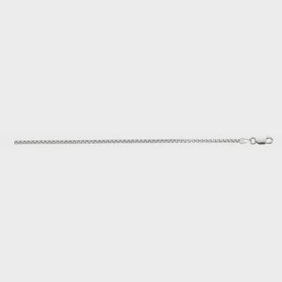 .925 Silver 1.3mm Round Box Chain