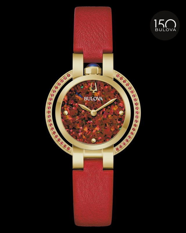 Bulova Rubaiyat Autumn Ladies Watch Red Dial