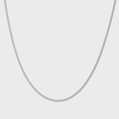 SS PL Finish 1mm Curb Chain