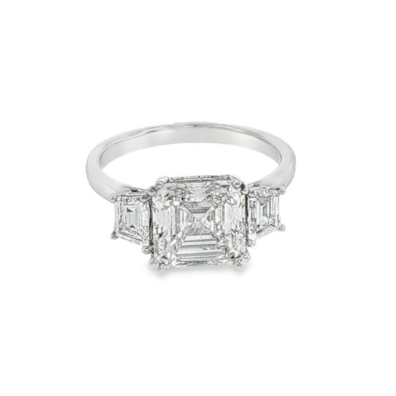 14k WG 3.50ctw Lab Diamond Engagement Ring