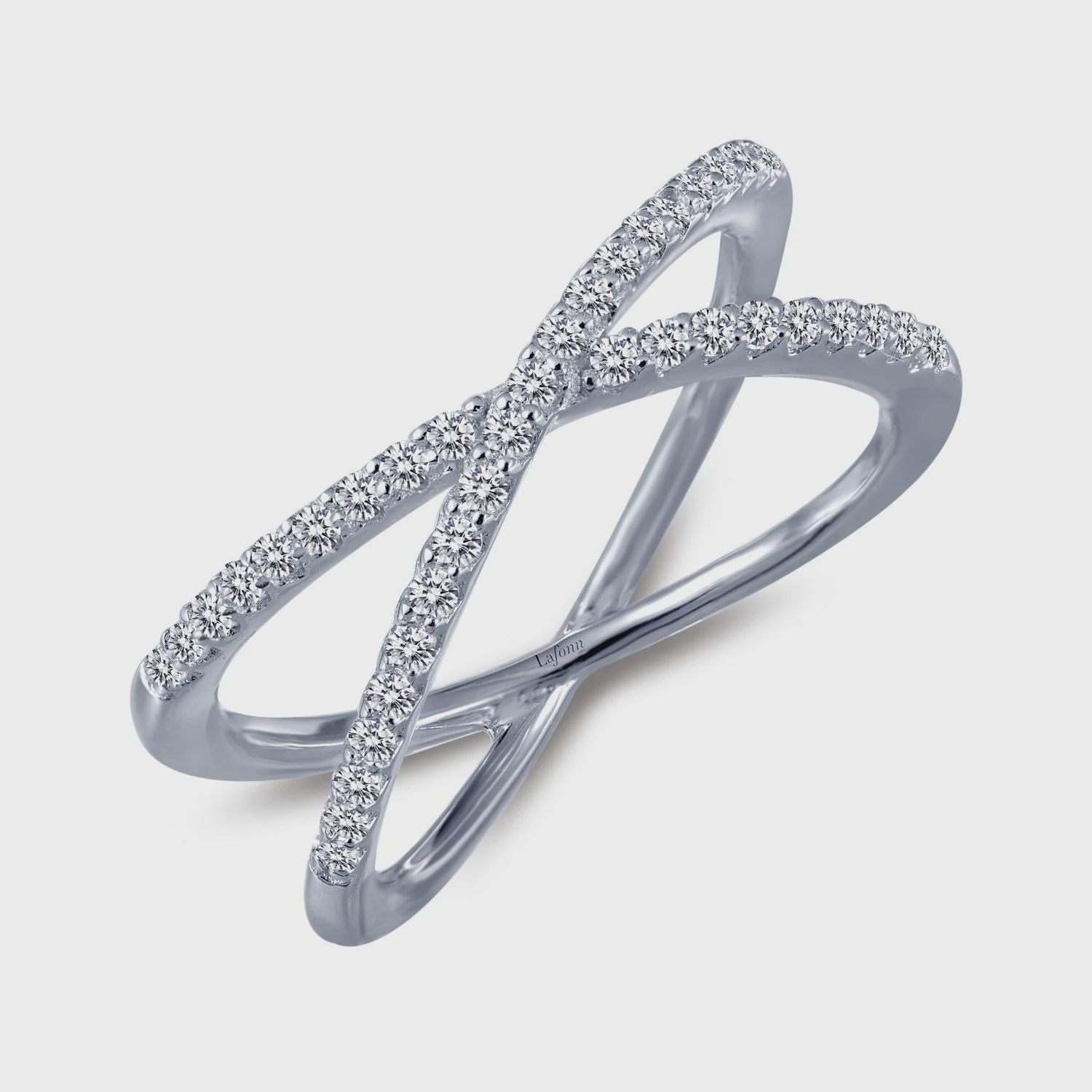 SS Simple Crisscross Ring