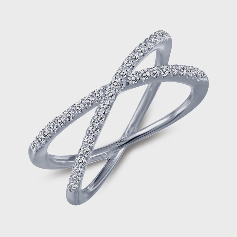 SS Simple Crisscross Ring