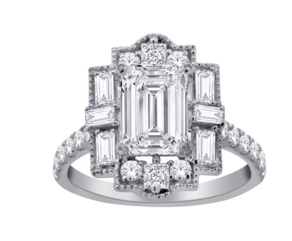 14k WG 2.80ctw Lab Diamond Celestial Radiance Ring