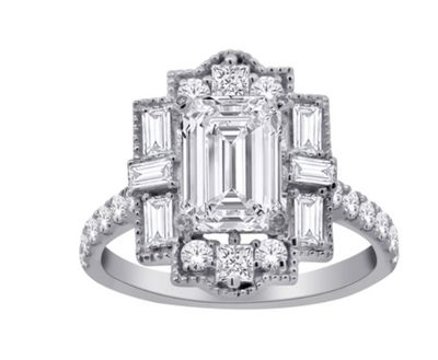 14k WG 2.80ctw Lab Diamond Celestial Radiance Ring