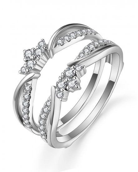 14k WG 0.42ctw Diamond Enhancer Ring