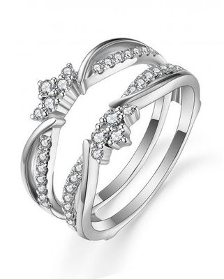 14k WG 0.42ctw Diamond Enhancer Ring