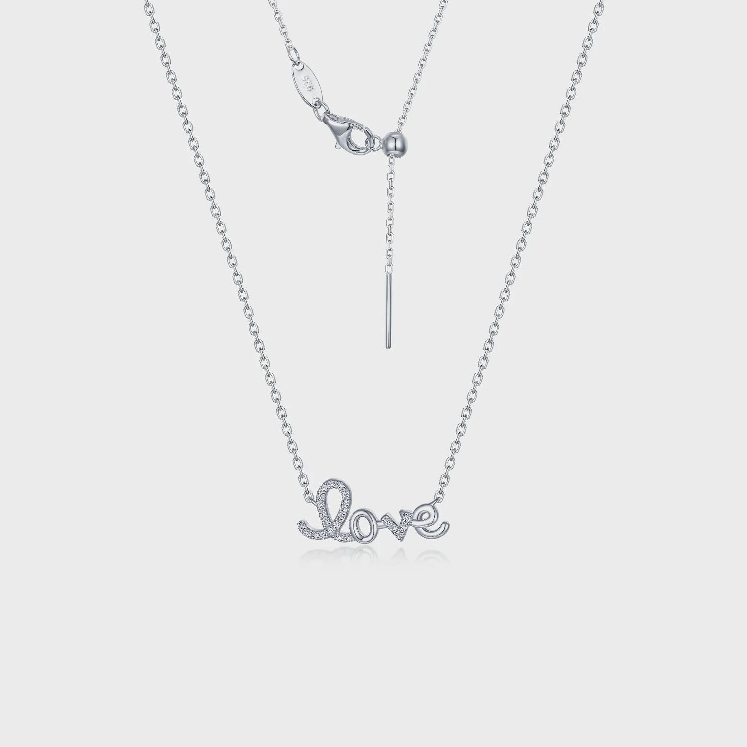 .925 SS Love's Keepsake Charm Necklace