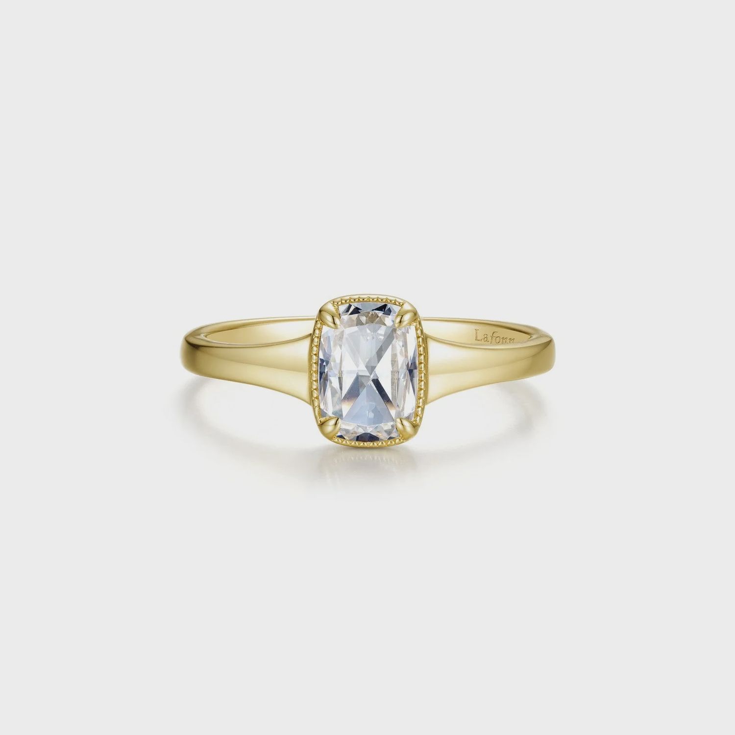 SS GP Elara Cushion Ring Sz 8