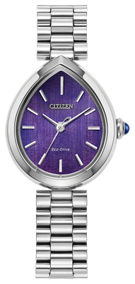 Citizen L Rainell Ladies Purple Dial Watch