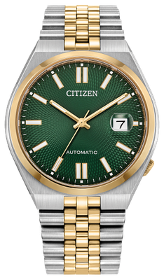 Citizen TSUYOSA 60 Men's Two-Tone Green Dial Watch Citizen TSUYOSA 60 Men's Two-Tone Green Dial Watch