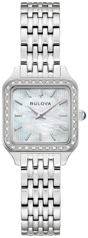 Bulova Sutton Silver Tone Ladies Watch
