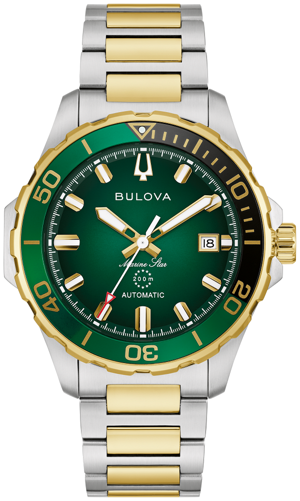 Bulova Marine Star Two-Tone Mens Automatic Watch