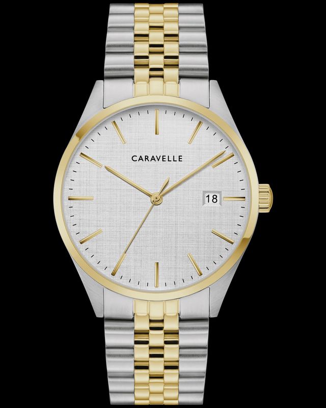Caravelle Men's Classic Two-Tone Watch